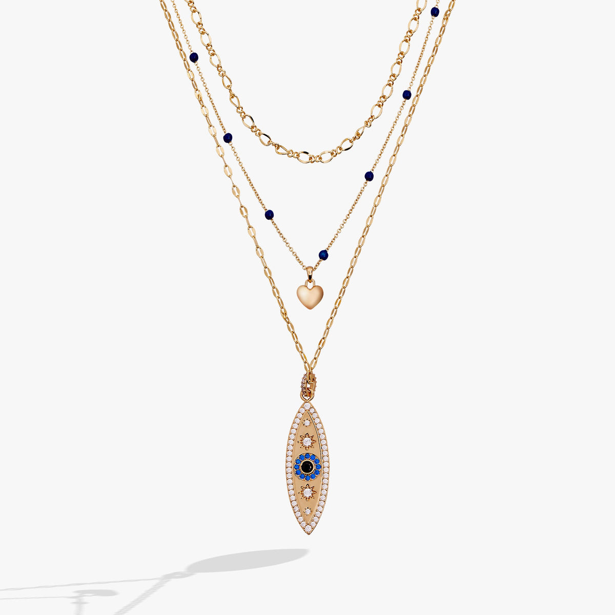Festival Stranded™ Evil Eye Necklace - Aaria Tees
