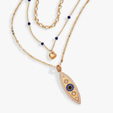 Festival Stranded™ Evil Eye Necklace - Aaria Tees Aaria Tees