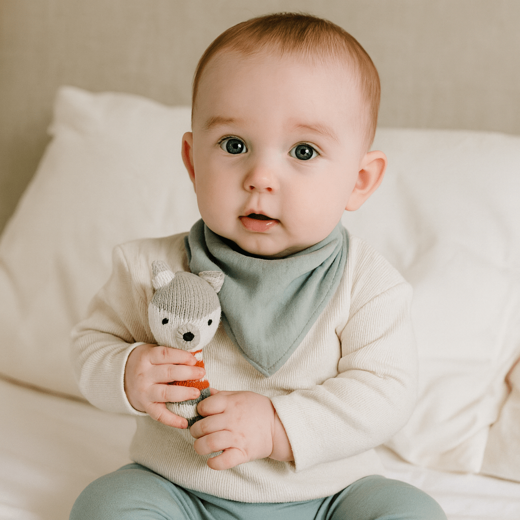 mini rattle | finley the fox - Aaria Tees Aaria Tees