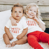 graphic bodysuit | merry & bright - Aaria Tees Aaria Tees