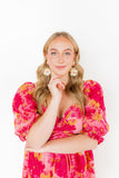 Fiona Statement Earrings - Multi - Aaria Tees Aaria Tees