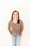 Fiona Statement Earrings - Pearl - Aaria Tees Aaria Tees