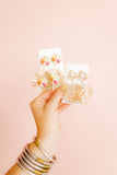 Fiona Statement Earrings - Pearl - Aaria Tees Aaria Tees