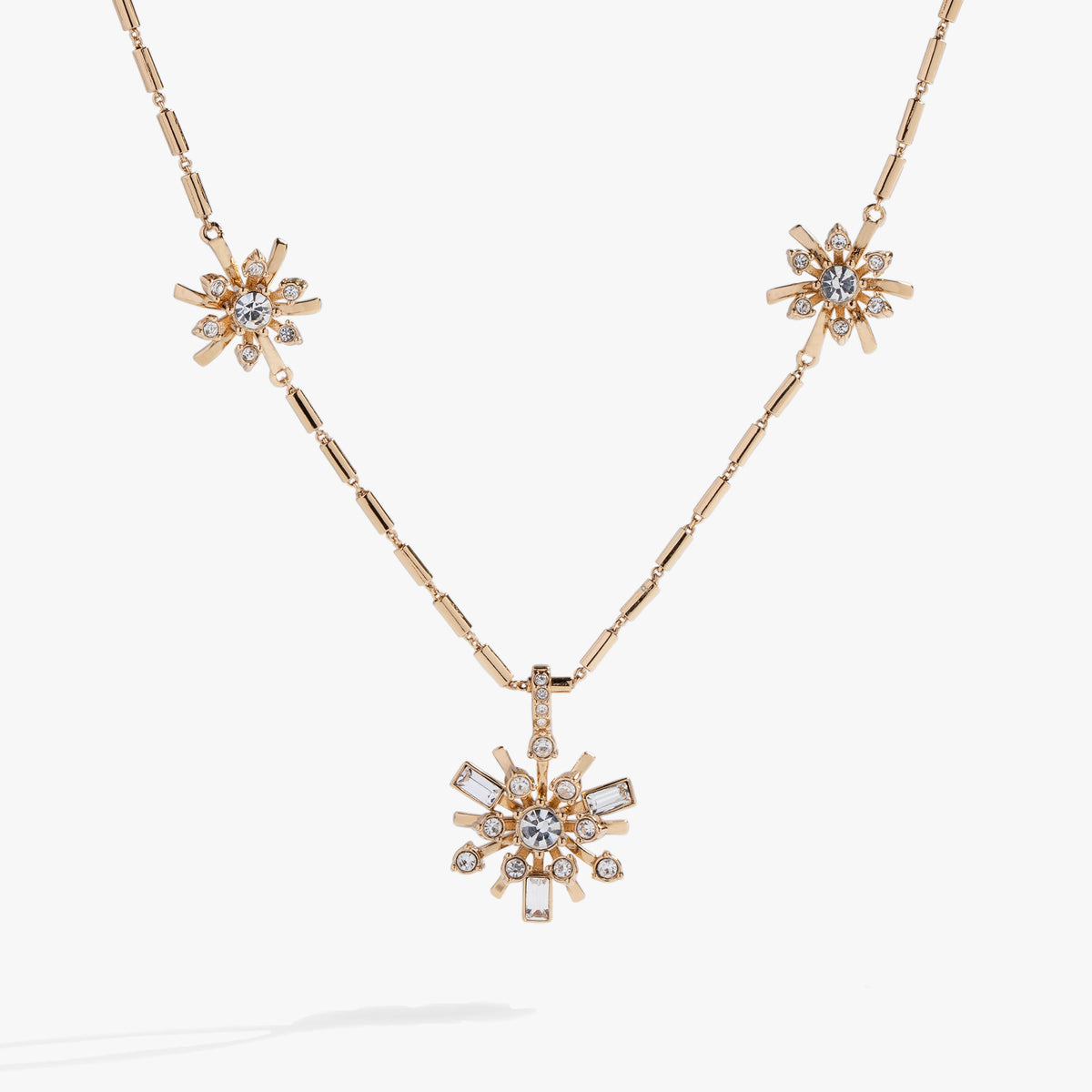 Festive Sparkle Inline Pendant Necklace - Aaria Tees