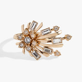 Festive Sparkle Statement Ring - Aaria Tees Aaria Tees