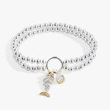 Fishbone Double Stretch Bracelet - Aaria Tees Aaria Tees