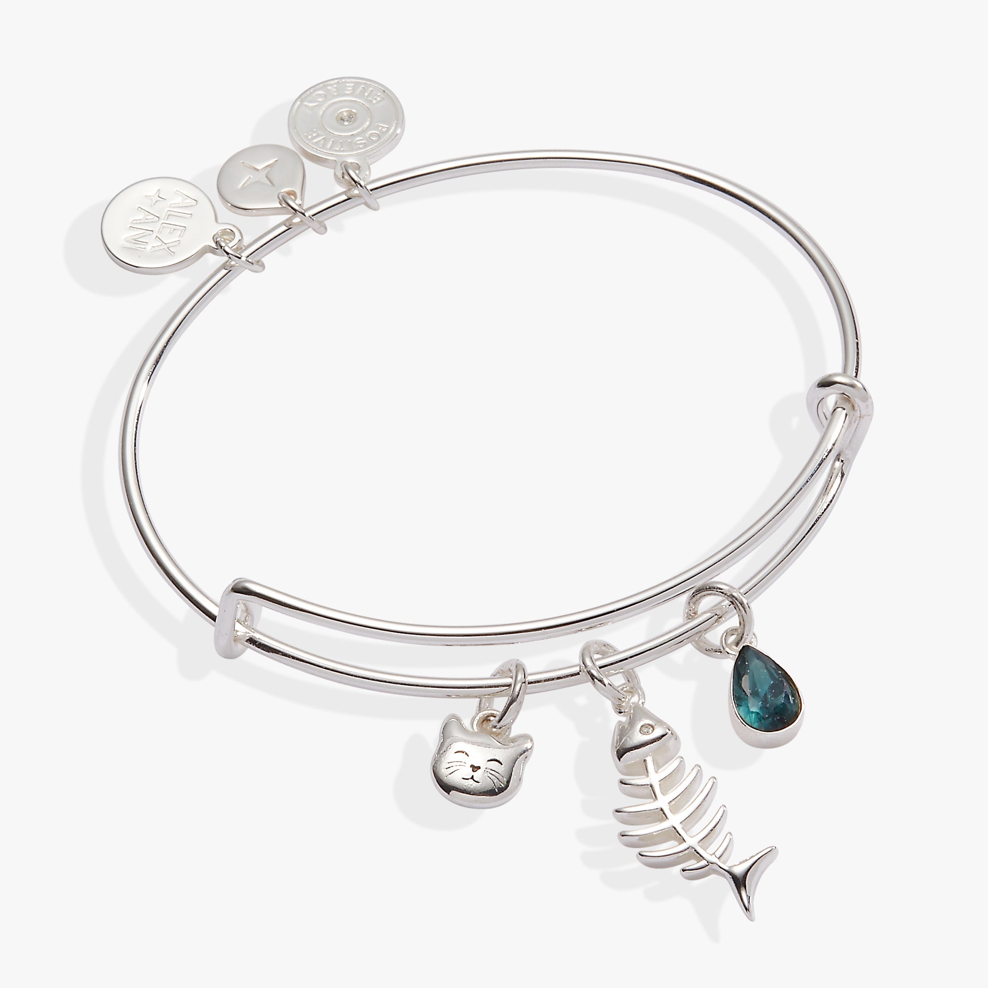 Fish Bone Cat Bangle - Aaria Tees Aaria Tees