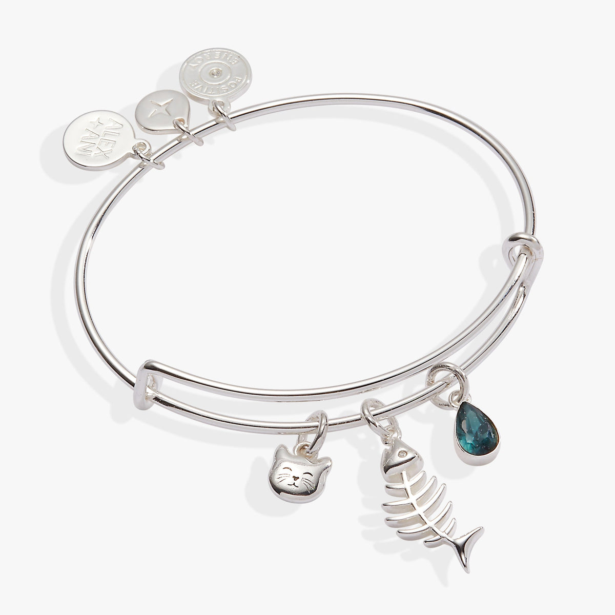 Fish Bone Cat Bangle - Aaria Tees