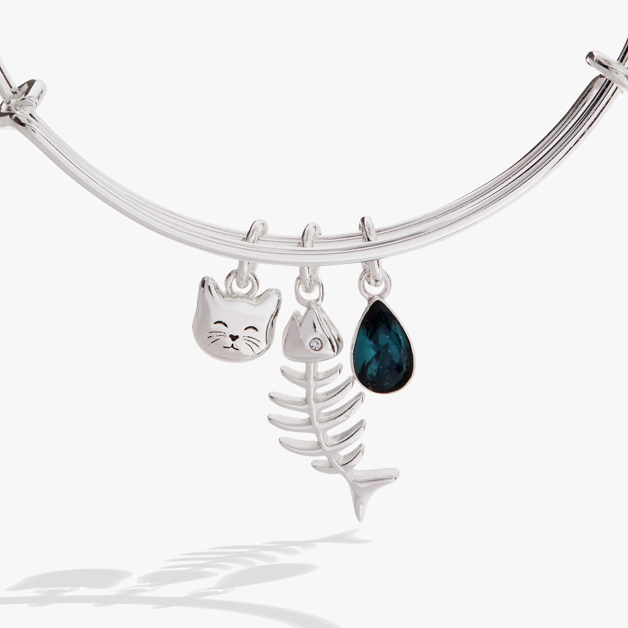 Fish Bone Cat Bangle - Aaria Tees Aaria Tees