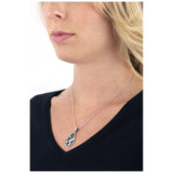 Flames Drop Sterling Necklace - Aaria Tees Aaria Tees