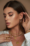 Flat Stackable Ring Set Aaria Tees