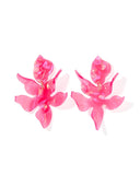 Flora Statement Earrings - Azalea Pink - Aaria Tees Aaria Tees