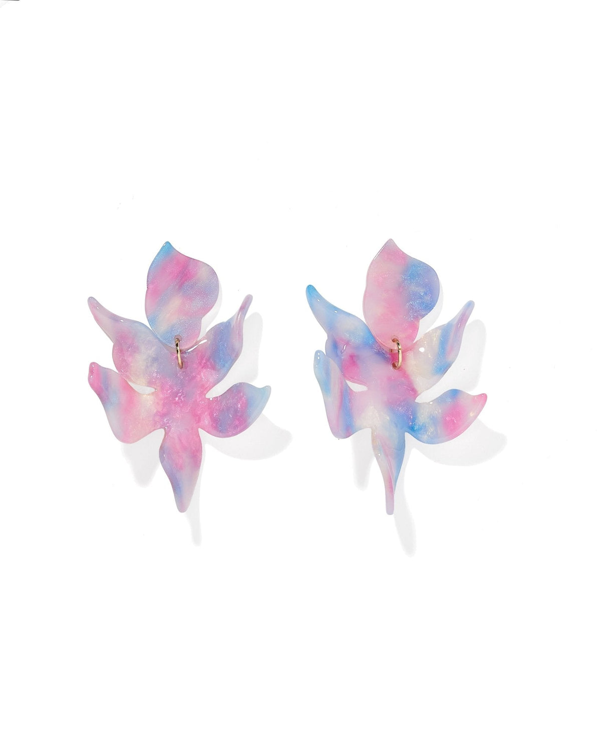 Flora Statement Earrings - Cotton Candy - Aaria Tees