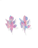 Flora Statement Earrings - Cotton Candy - Aaria Tees Aaria Tees