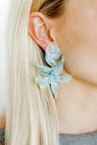 Flora Statement Earrings - Jelly Mint - Aaria Tees Aaria Tees