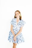Flora Statement Earrings - Neon Yellow Clouds - Aaria Tees Aaria Tees