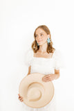 Flora Statement Earrings - Turquoise - Aaria Tees Aaria Tees