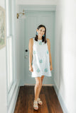 Flora Statement Earrings - Turquoise - Aaria Tees Aaria Tees