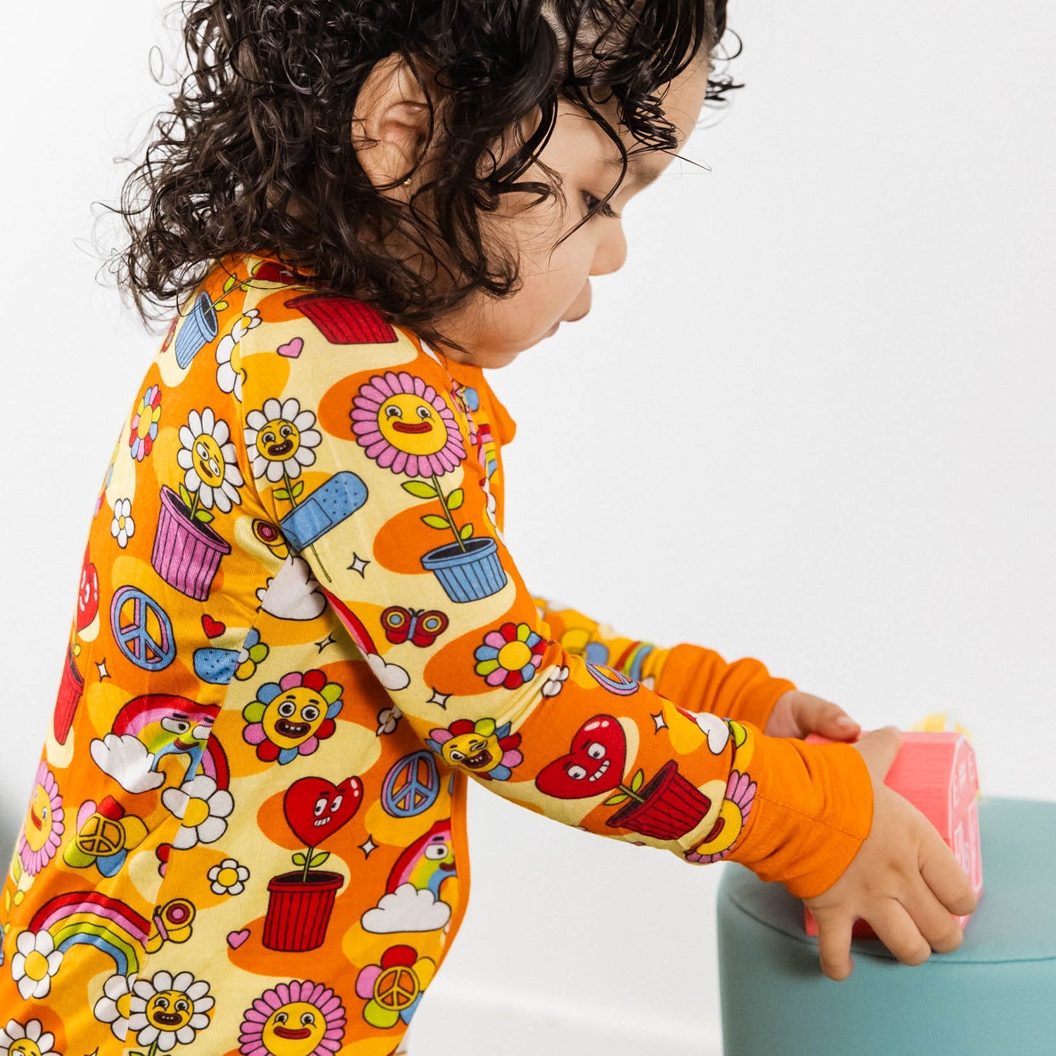 FLOWER FRIENDS BAMBOO ZIPPY - Aaria Tees Aaria Tees