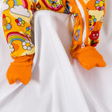 FLOWER FRIENDS BAMBOO ZIPPY - Aaria Tees Aaria Tees