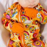 FLOWER FRIENDS BAMBOO ZIPPY - Aaria Tees Aaria Tees