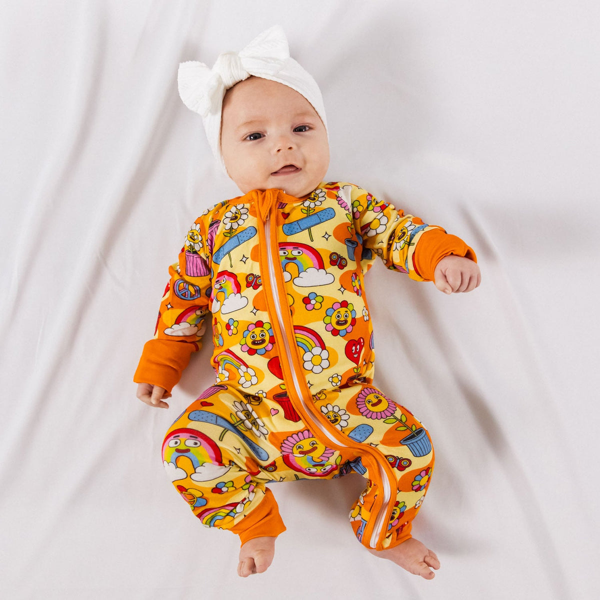 FLOWER FRIENDS BAMBOO ZIPPY - Aaria Tees