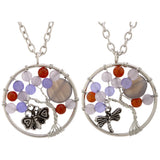 Fluttering Friends at Play Carnelian Necklace - Aaria Tees Aaria Tees
