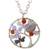 Fluttering Friends at Play Carnelian Necklace - Aaria Tees Aaria Tees