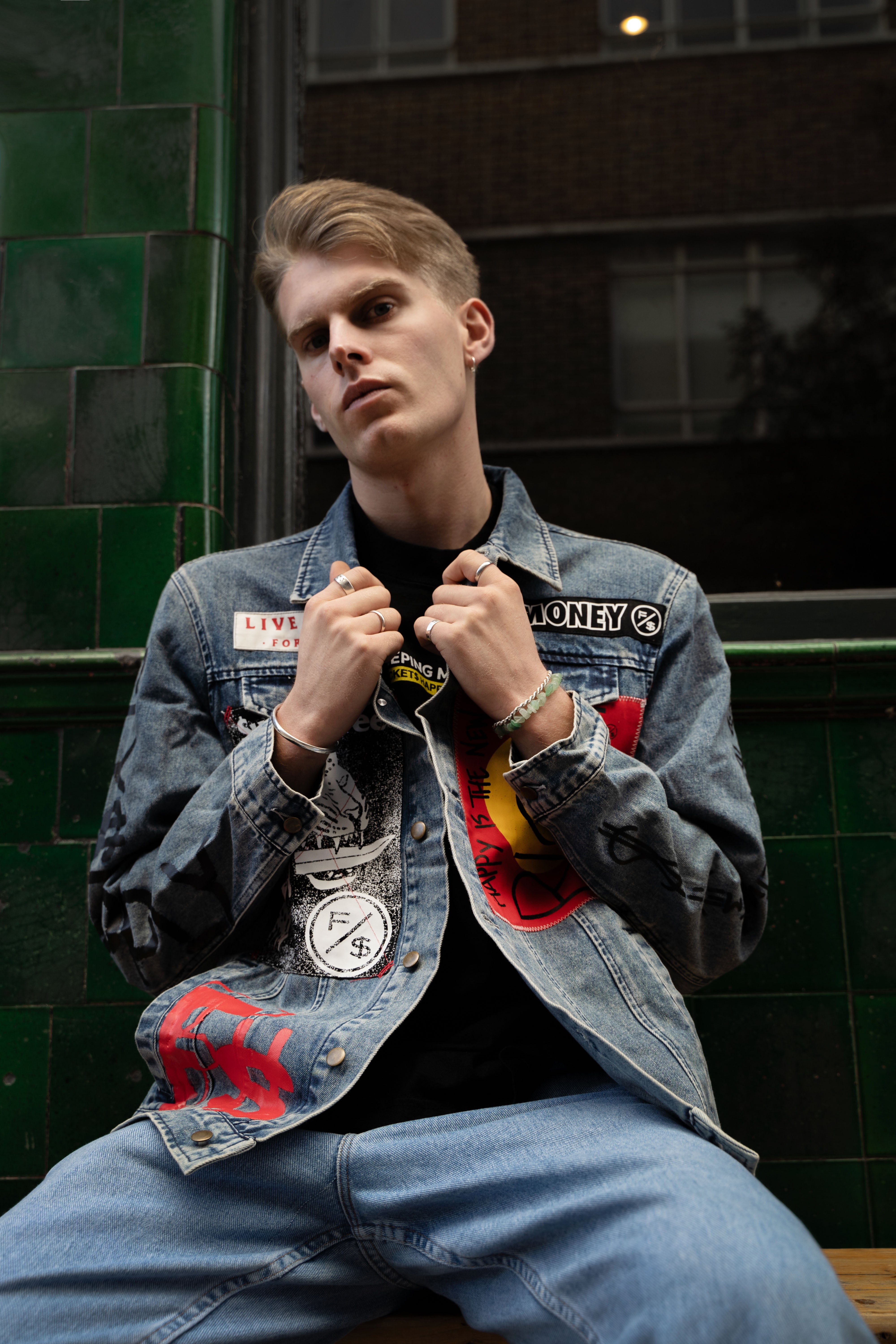 New Rich Denim Jacket (Denim) - Aaria Tees Aaria Tees