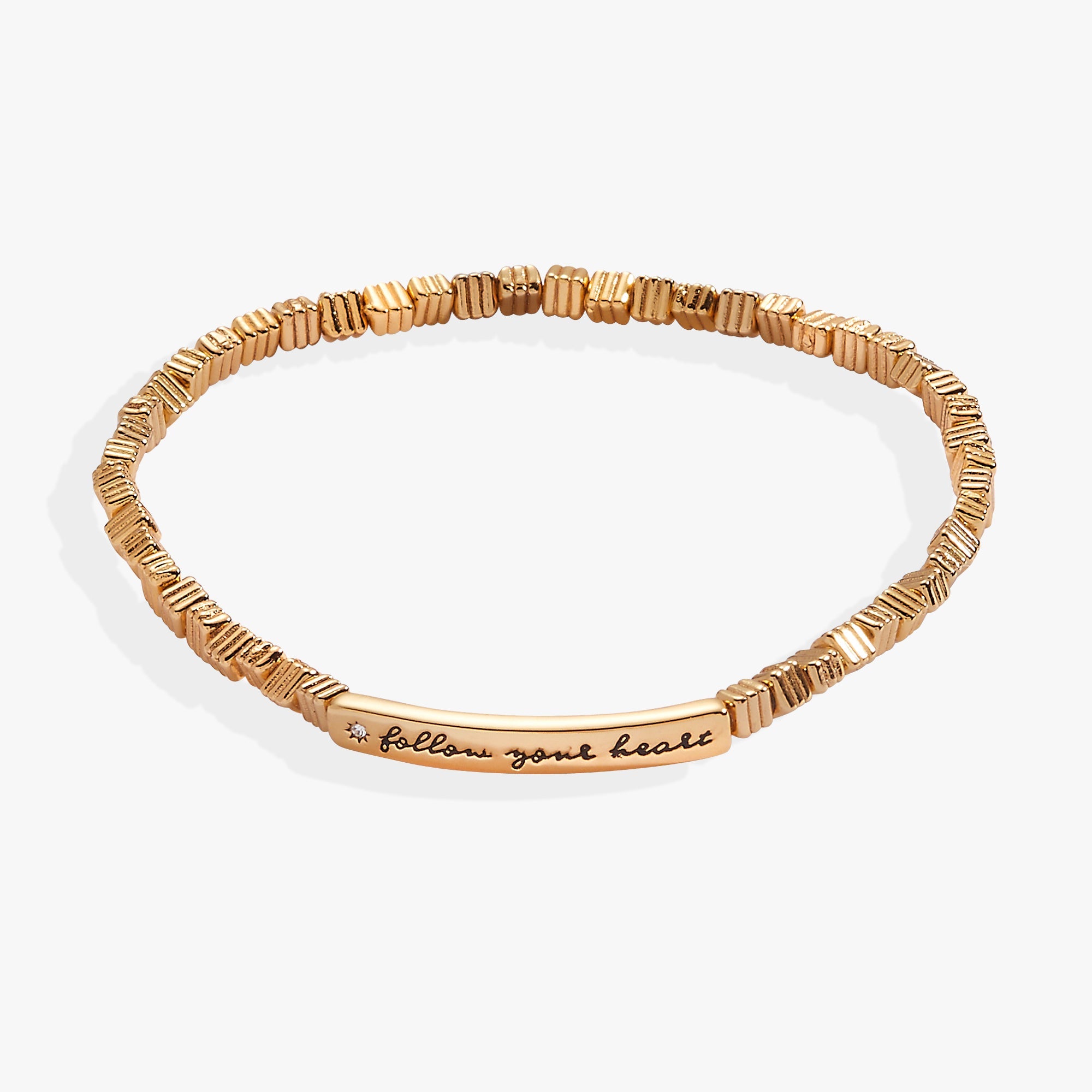 Follow Your Heart Stretch Bracelet - Aaria Tees Aaria Tees