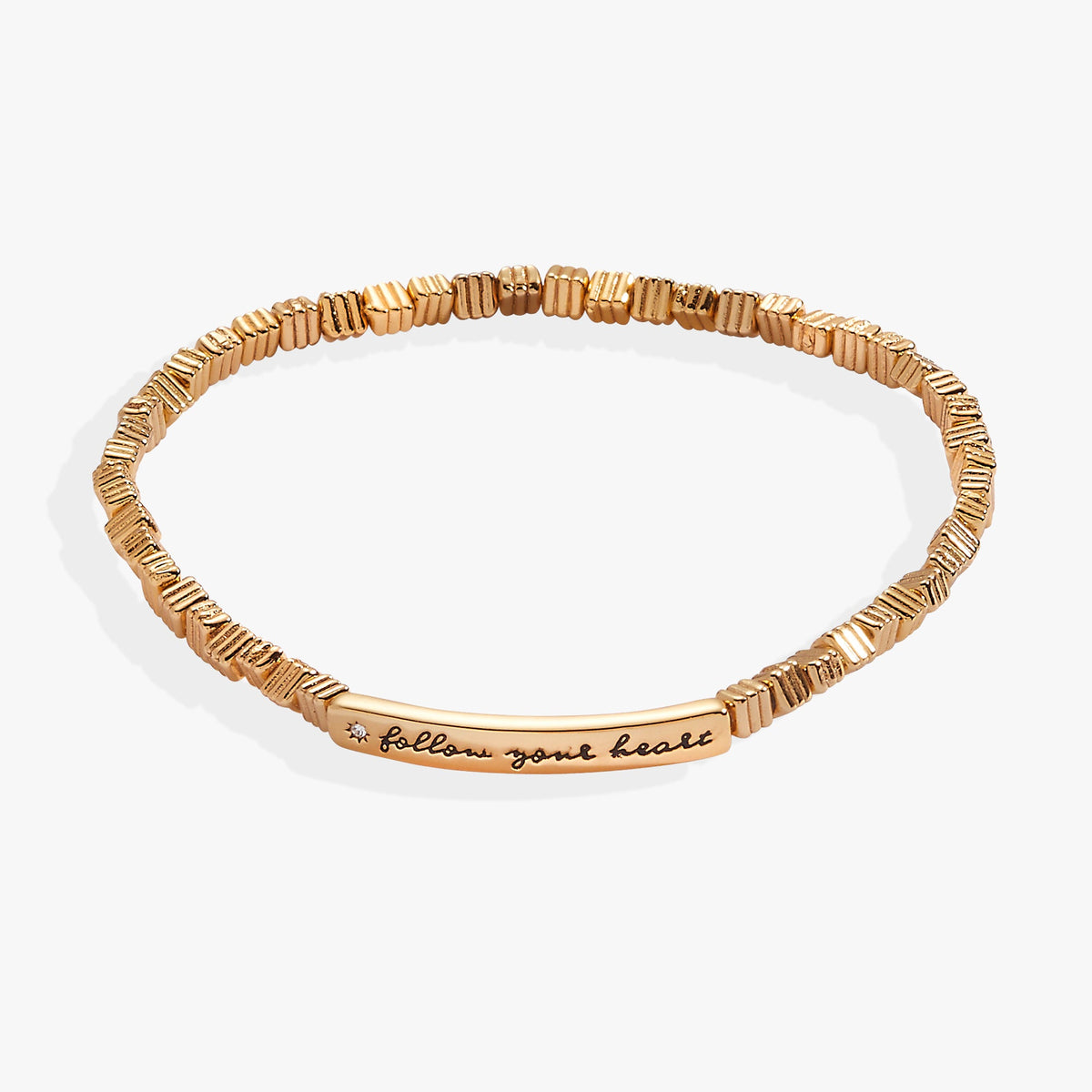 Follow Your Heart Stretch Bracelet - Aaria Tees