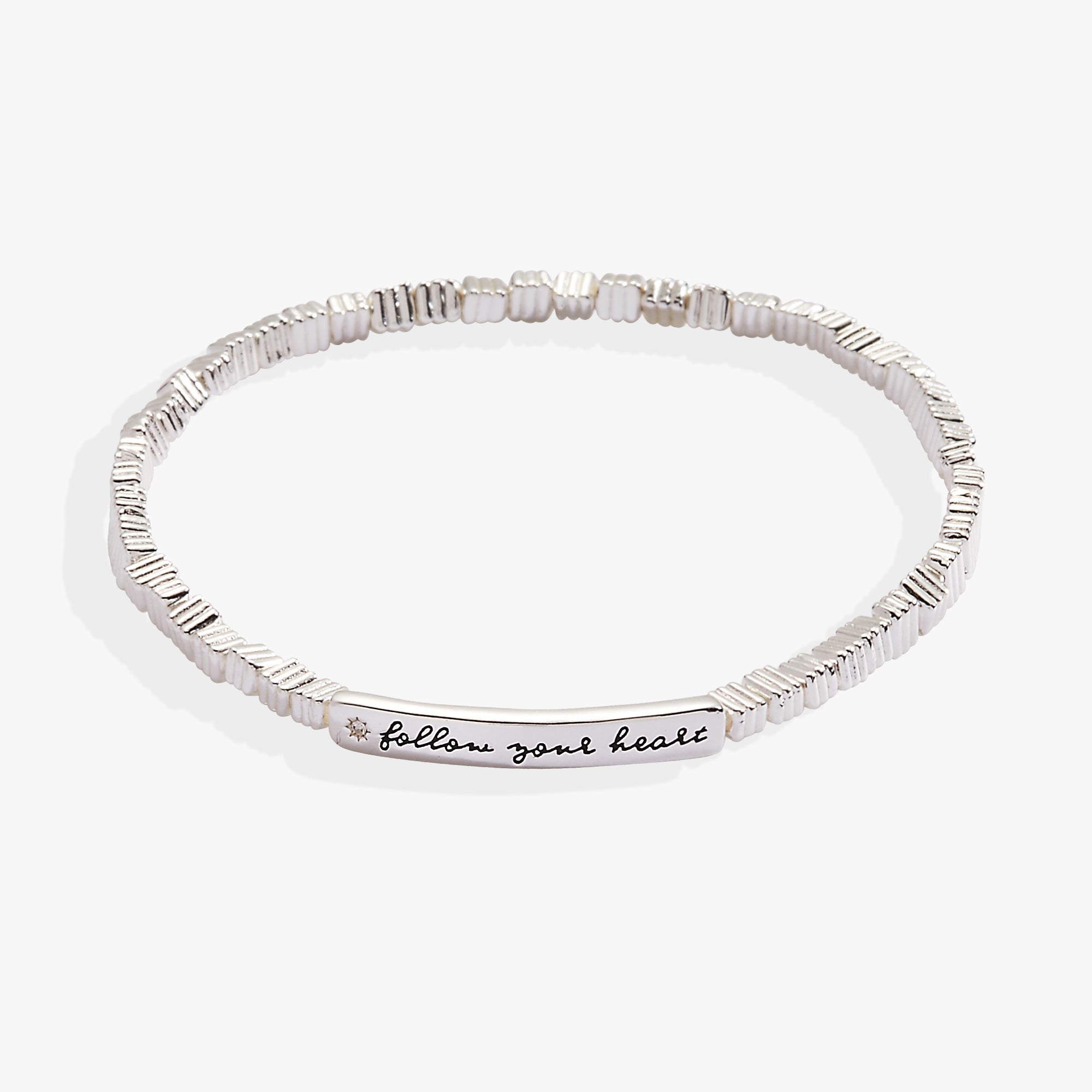 Follow Your Heart Stretch Bracelet - Aaria Tees Aaria Tees