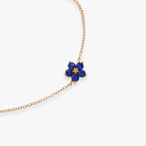 Crystal Forget-Me-Not Flower Bracelet - Aaria Tees Aaria Tees