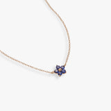 Crystal Forget-Me-Not Flower Necklace - Aaria Tees Aaria Tees
