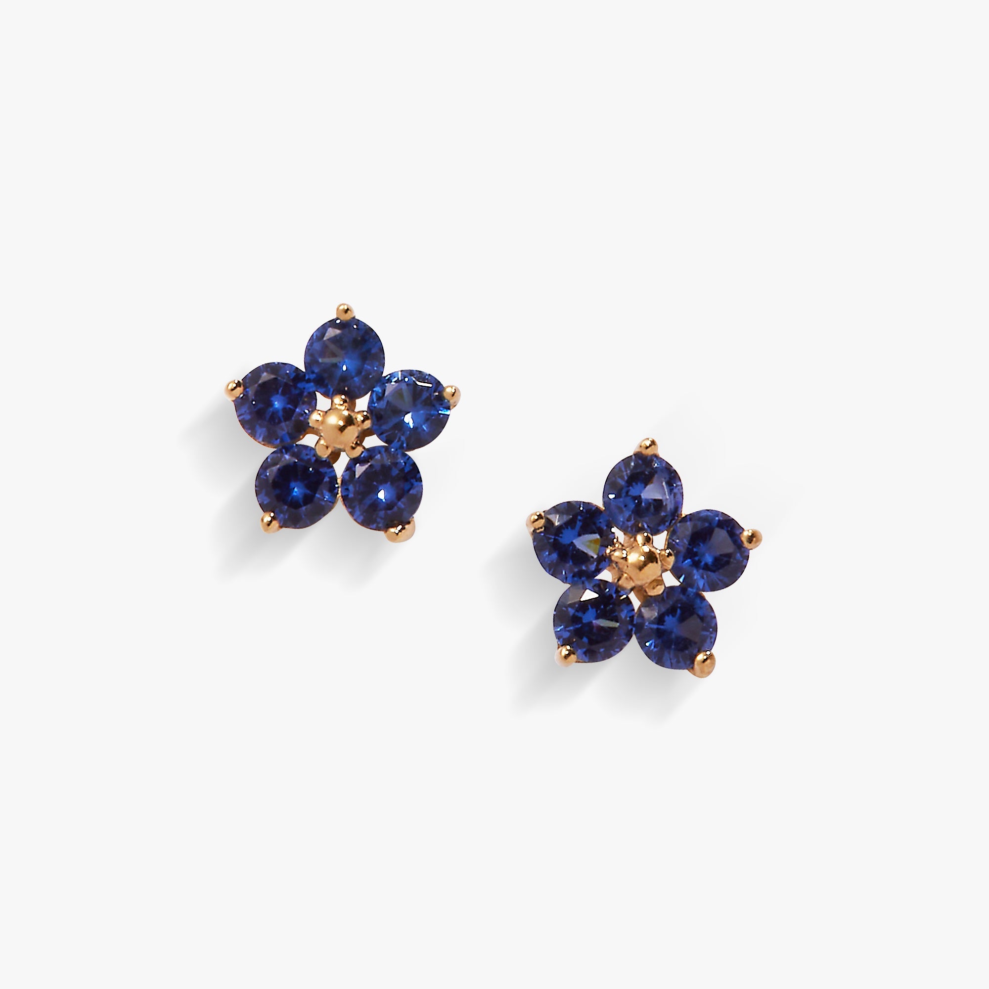 Crystal Forget-Me-Not Flower Earrings - Aaria Tees Aaria Tees