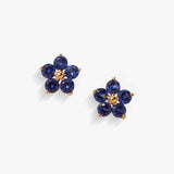Crystal Forget-Me-Not Flower Earrings - Aaria Tees Aaria Tees