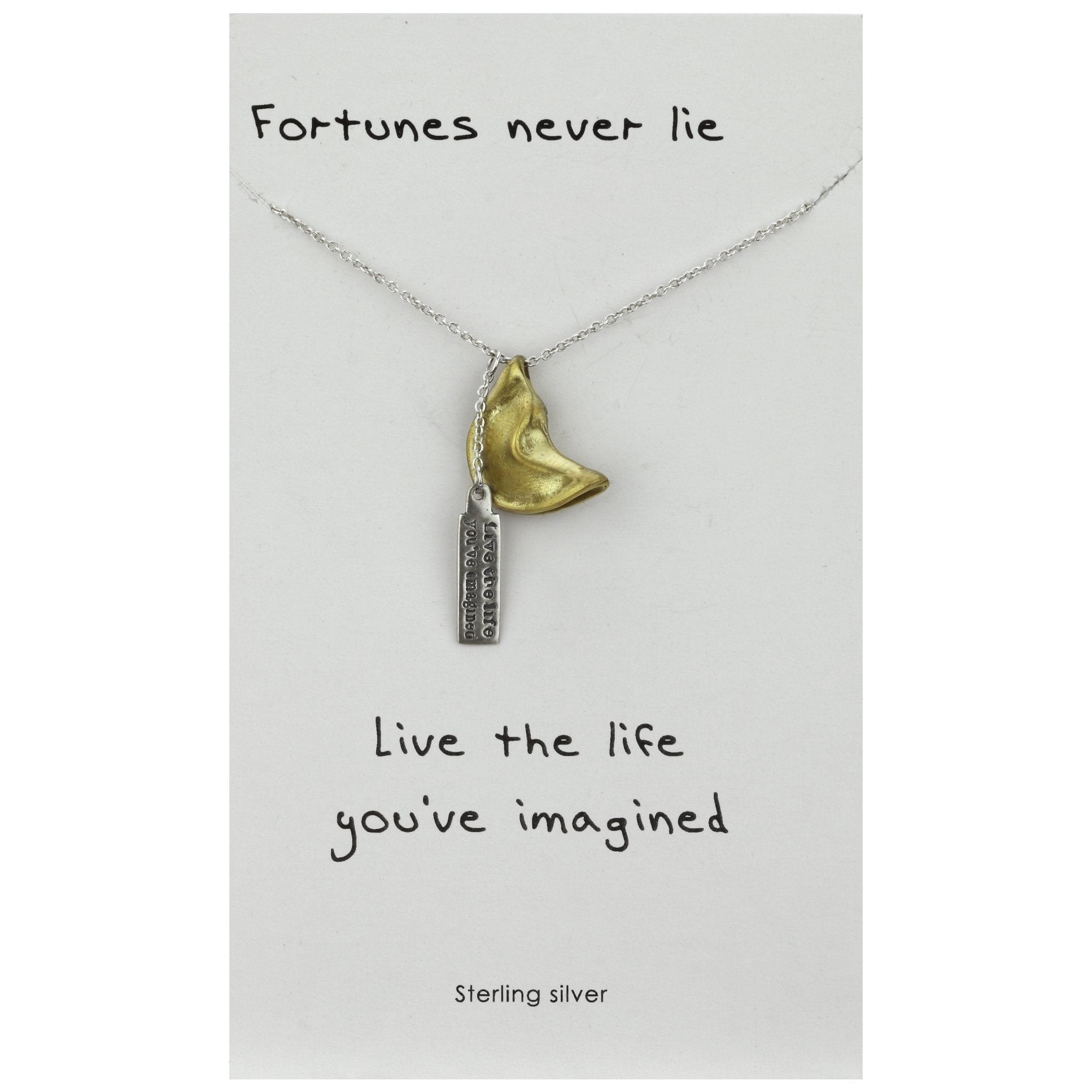 Fortunes Never Lie Sterling Necklace - Aaria Tees Aaria Tees