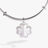 Four-Leaf Clover Charm Bangle - Aaria Tees Aaria Tees