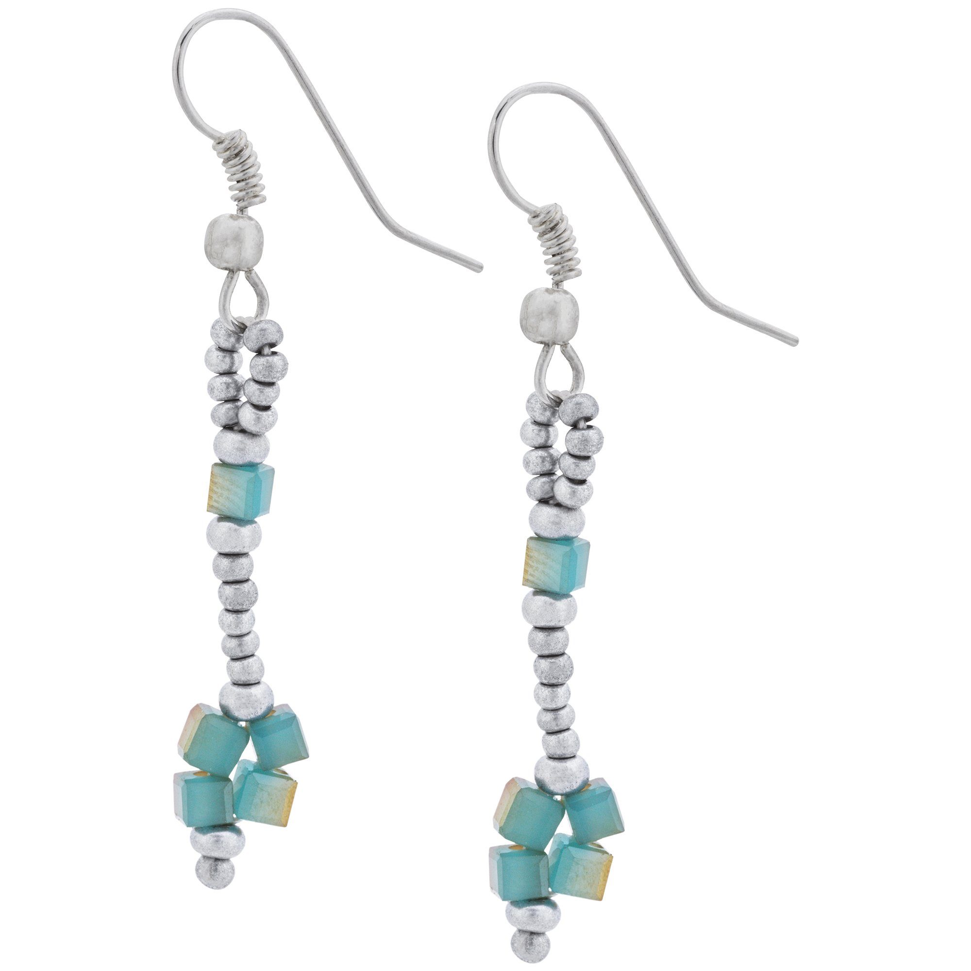 Four Square Earrings - Aaria Tees Aaria Tees