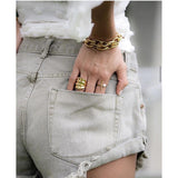 Frankie Oval Link Bracelet Aaria Tees