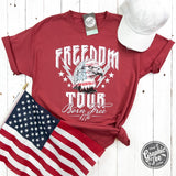 Freedom Tour Eagle Short Sleeve Unisex Tee - Aaria Tees Aaria Tees