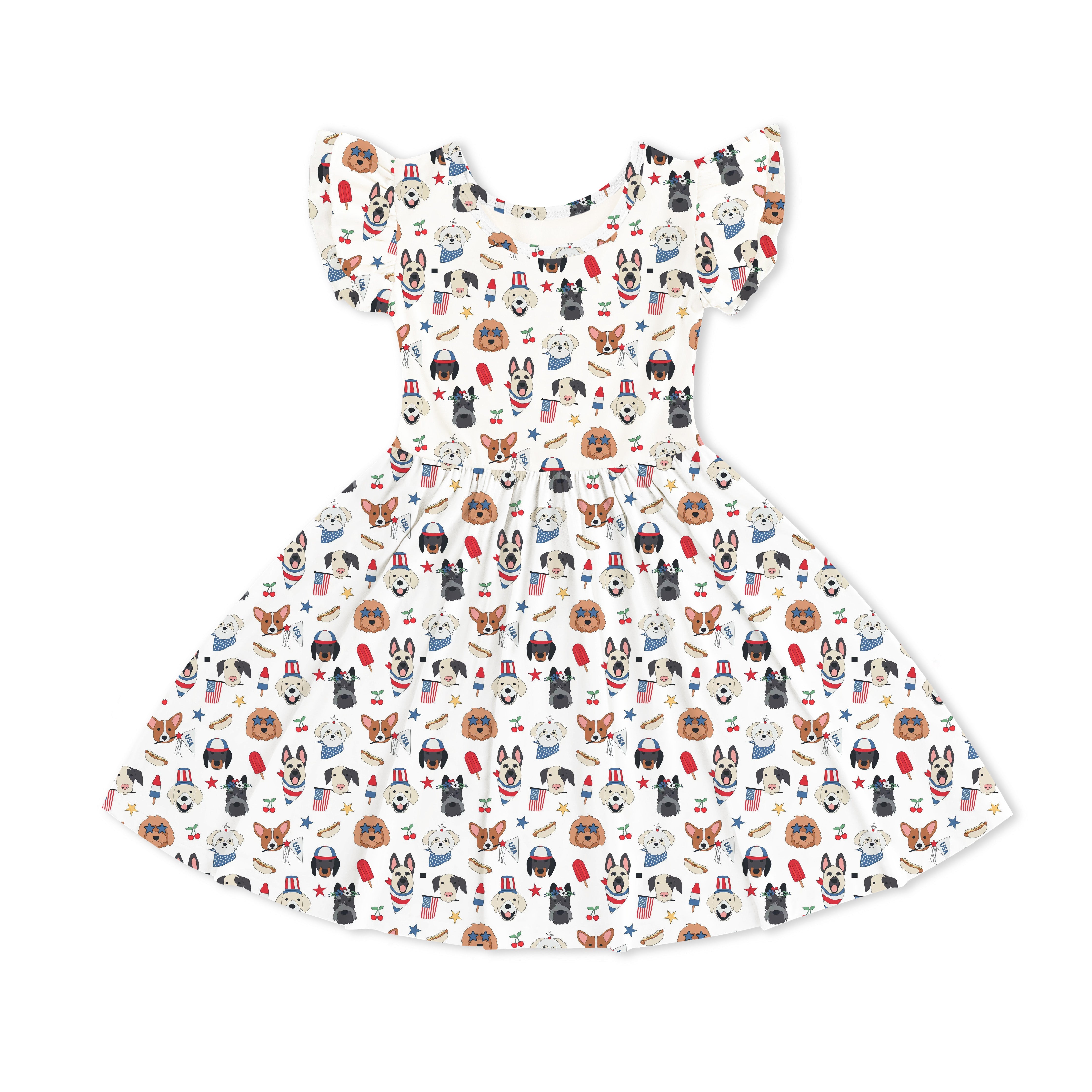 Freedom Dogs (Bodysuit Dress) - Aaria Tees Aaria Tees