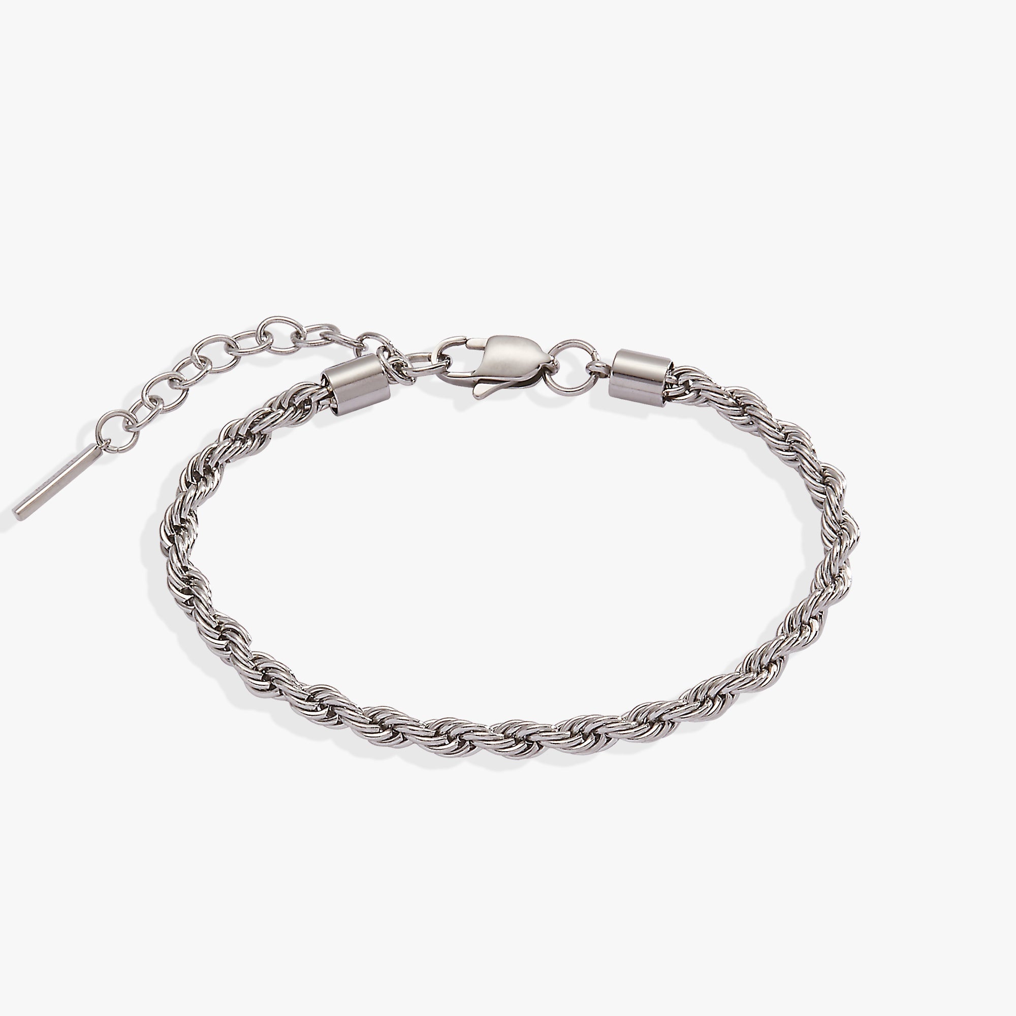 French Rope Stainless Adjustable Bracelet - Aaria Tees Aaria Tees