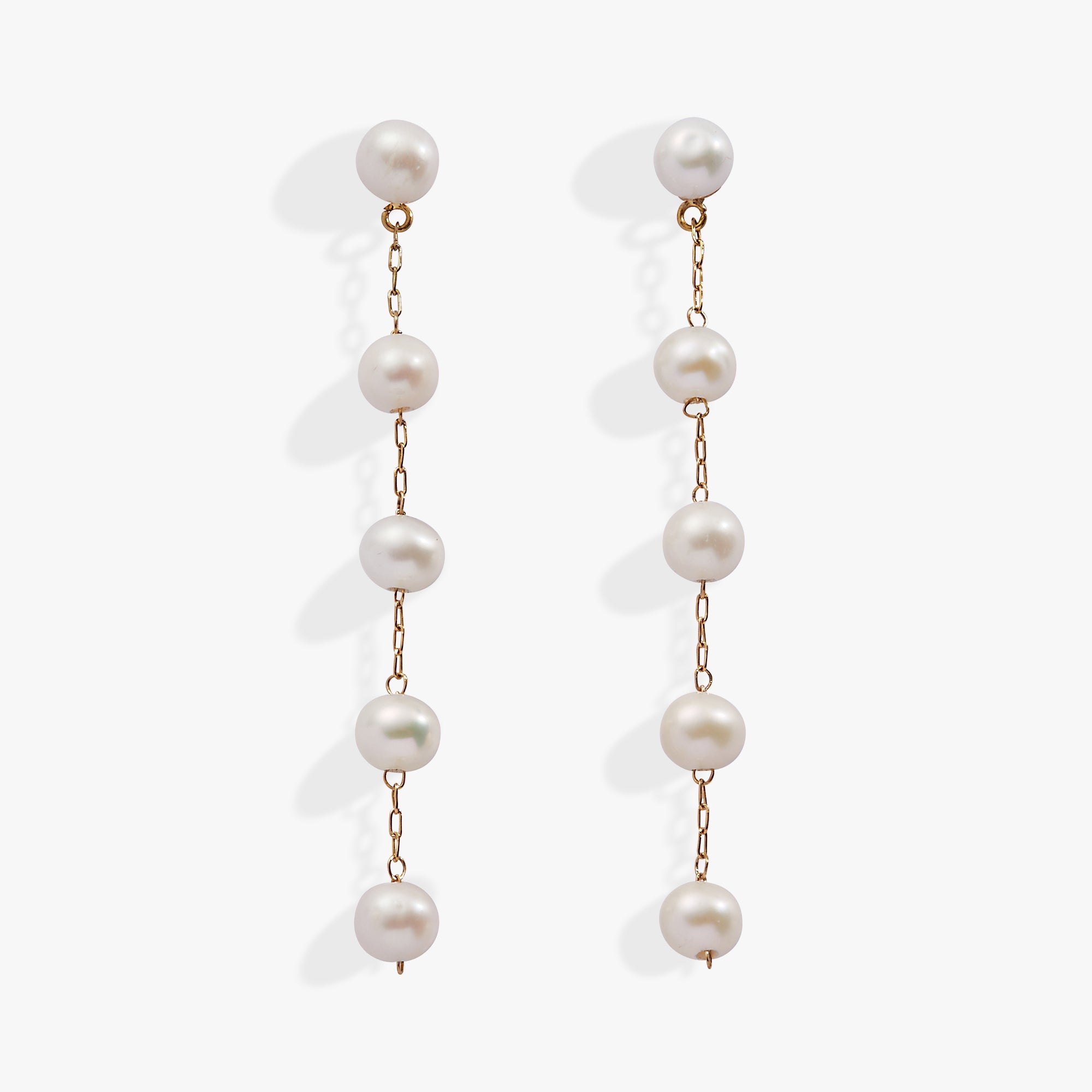 Freshwater Pearl Drop Earrings - Aaria Tees Aaria Tees