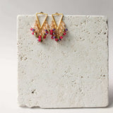 Labradorite Fringe Earrings Aaria Tees