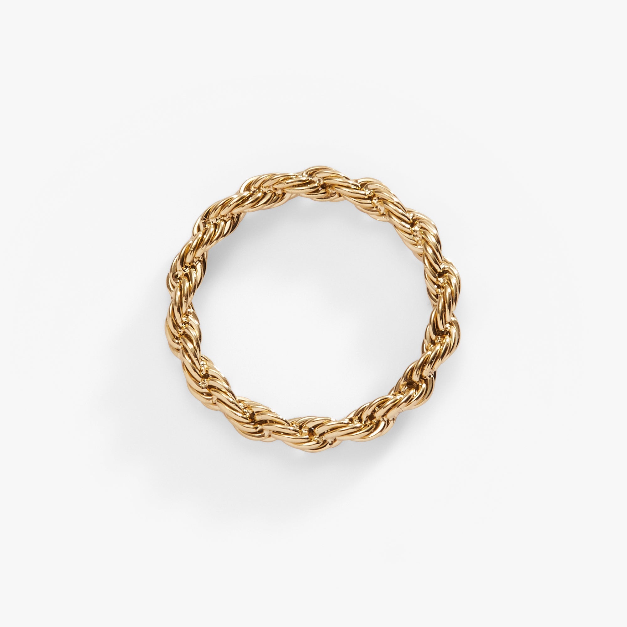 Frozen French Rope Ring - Aaria Tees Aaria Tees