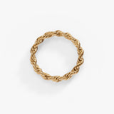 Frozen French Rope Ring - Aaria Tees Aaria Tees