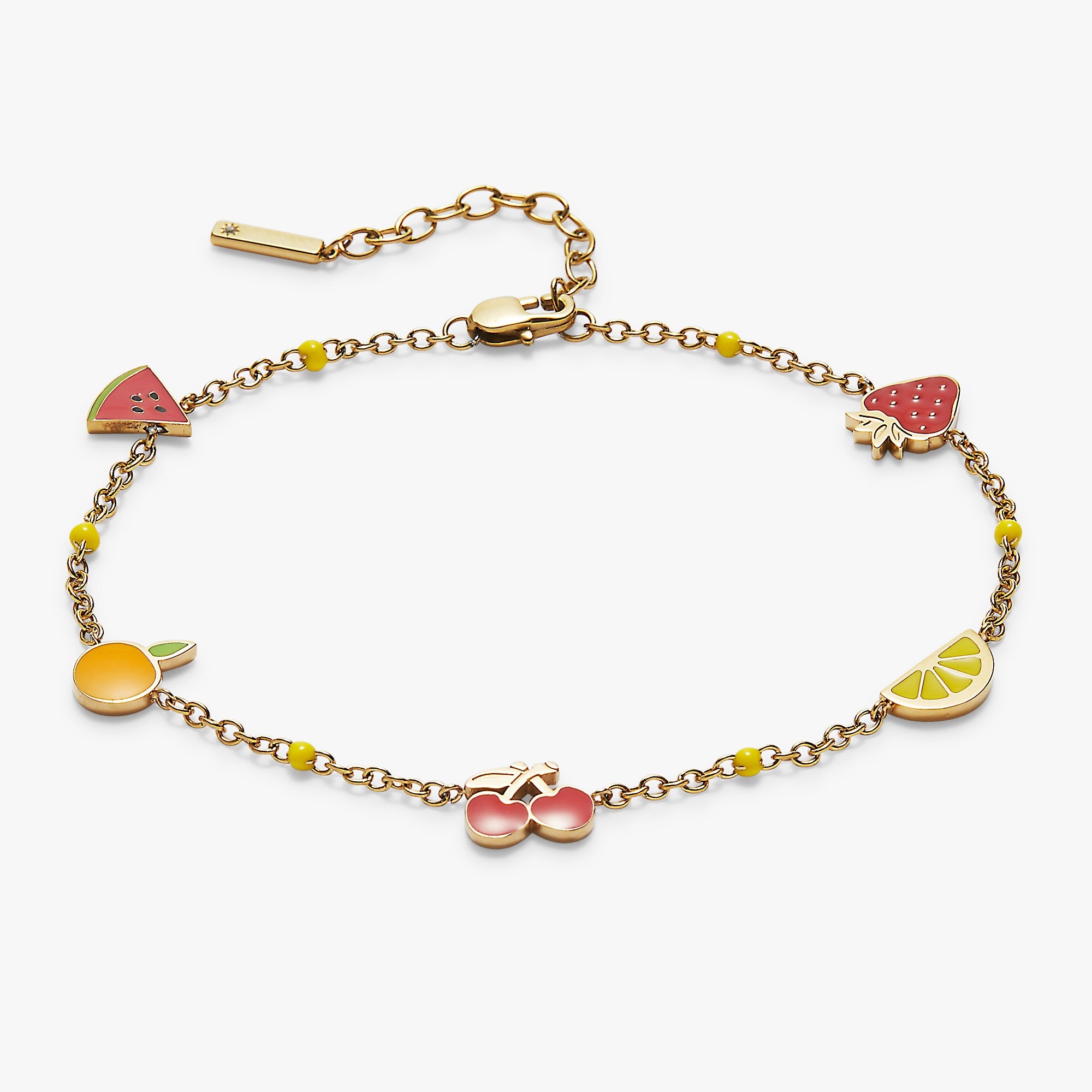 Fruit Inline Charm Anklet - Aaria Tees Aaria Tees