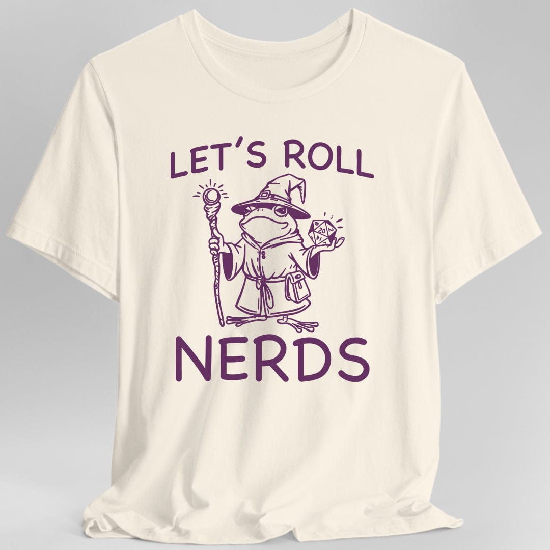 Funny D&D "Let’s Roll Nerds" Shirt - Aaria Tees Aaria Tees