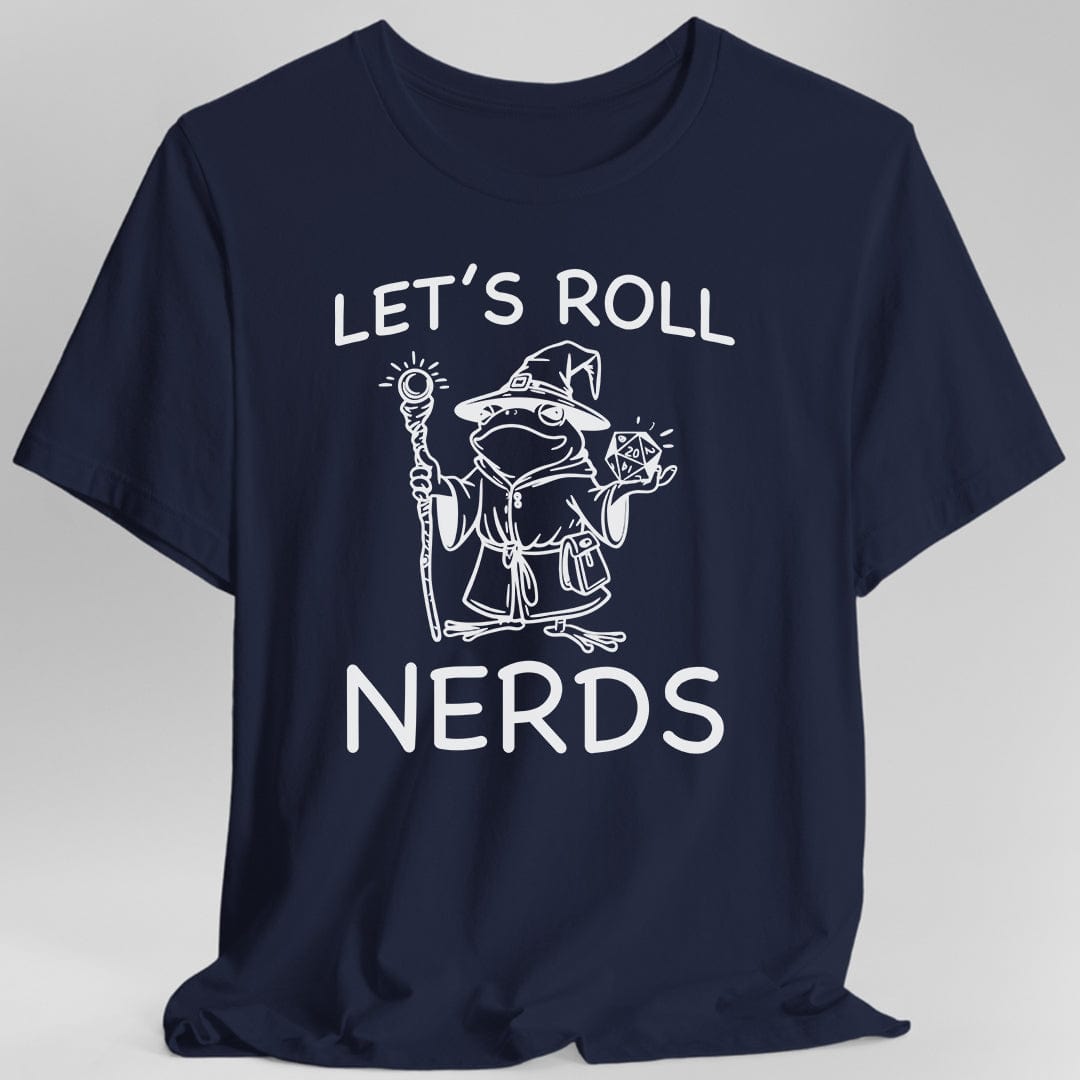 Funny D&D "Let’s Roll Nerds" Shirt - Aaria Tees Aaria Tees